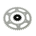 thumbnail image 1 of 14 Tooth Front and 48 Tooth Rear Silver Sprocket fits Suzuki DR350 1996 - 1999, 1 of 5