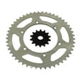 thumbnail image 1 of 14 Tooth Front and 49 Tooth Rear Silver Sprocket fits Suzuki DR-Z250 2001 - 2007, 1 of 5