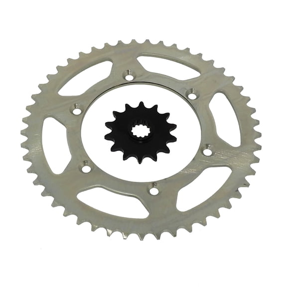 14 Tooth Front and 49 Tooth Rear Silver Sprocket fits Suzuki RM250 1990 - 2008
