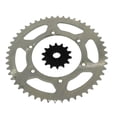 thumbnail image 1 of 14 Tooth Front and 50 Tooth Rear Silver Sprocket fits Suzuki DR350 1996 - 1999, 1 of 5
