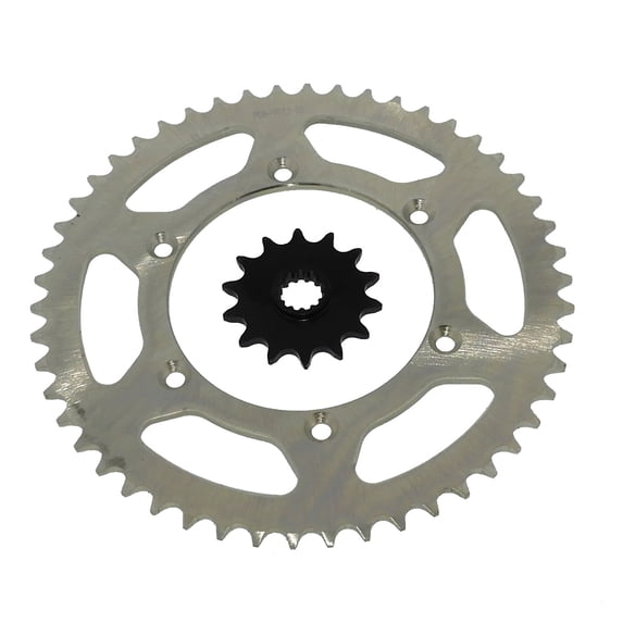 14 Tooth Front and 50 Tooth Rear Silver Sprocket fits Suzuki DR350 1996 - 1999
