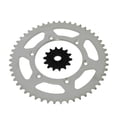 thumbnail image 1 of 14 Tooth Front and 51 Tooth Rear Silver Sprocket fits Suzuki DR350 1996 - 1999, 1 of 5