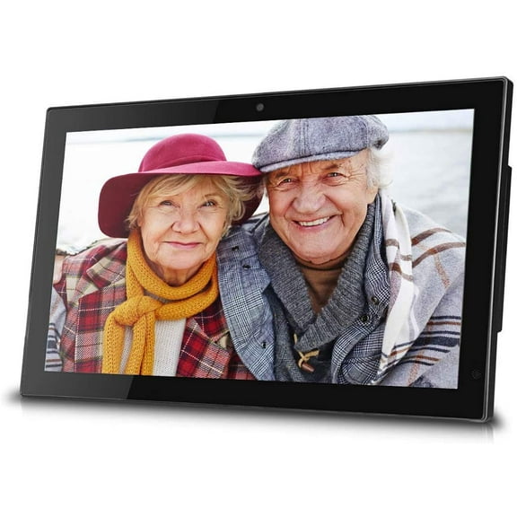 14" True Clo ud Frame with Editable Cloud Albums, 20GB Free Cloud Storage, Com puter or APP Rem ote Manage, Easy Setup, Full Features & Functions - built-in cam era