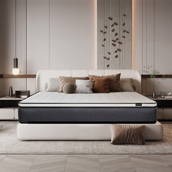 14" Twin Hybrid Mattress CertiPUR-US Certified Memory Foam Pocket Spring Mattress Medium Firm in a Box