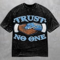 thumbnail image 1 of 14 University Blue 14s Washed Shirt, Trust No One Snake, Shirts Match Sneakers, 1 of 3