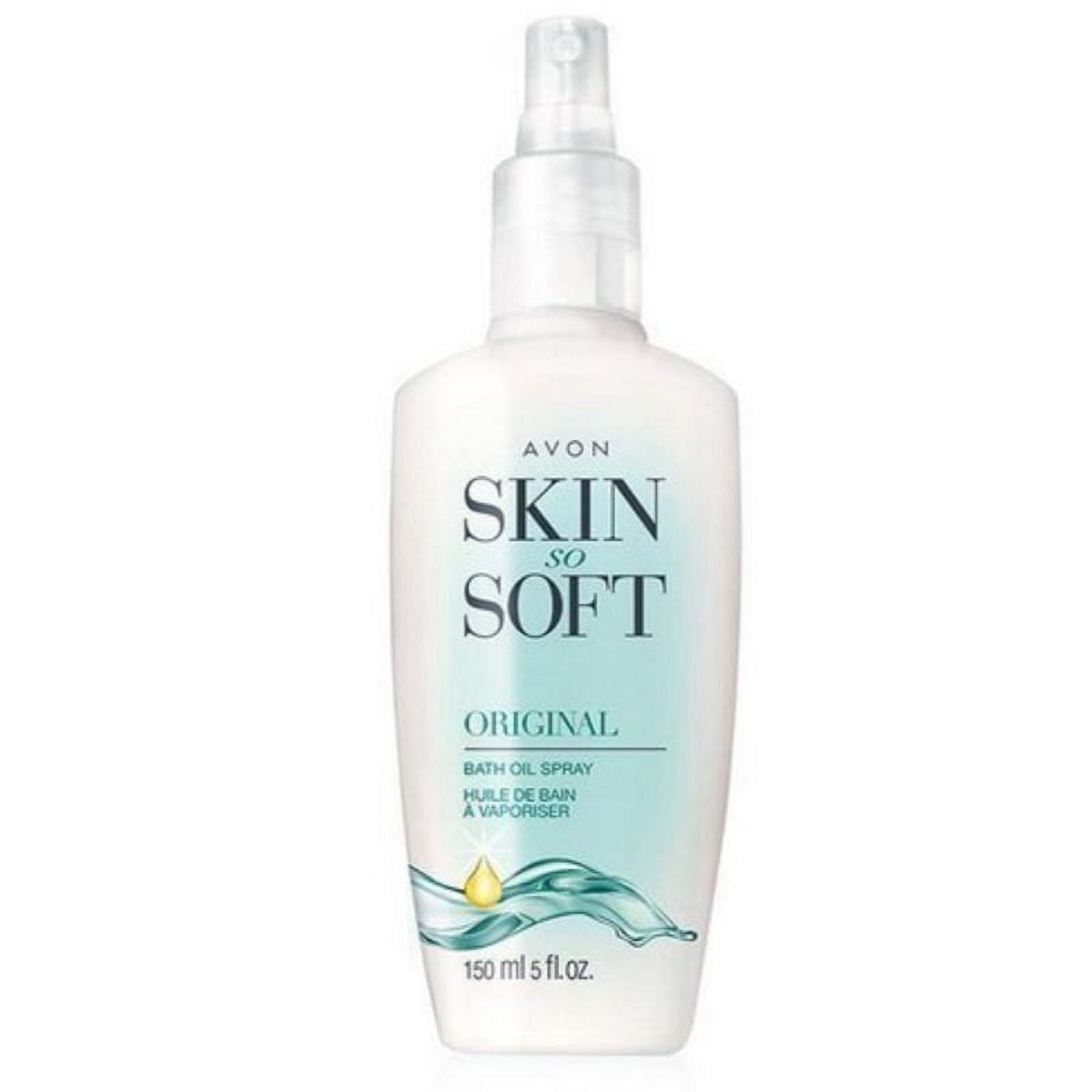($14 Value) Avon Skin So Soft Original Bath Oil, Spray with Pump, 5 Oz
