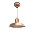 thumbnail image 1 of 14" Vintage Pendant Barn Light in Copper, 1 of 4