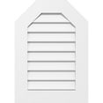 thumbnail image 1 of 14"W x 12"H Octagonal Top Surface Mount PVC Gable Vent: Non-Functional, w/ 3-1/2"W x 1"P Standard Frame, 1 of 13