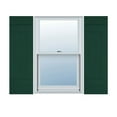 thumbnail image 1 of 14"W x 29"H Lifetime Vinyl, Custom Four Board Joined (2 Batten), Board-n-Batten Shutters, Midnight Green, 1 of 9