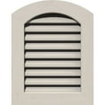 thumbnail image 1 of 14"W x 32"H Arch Top Gable Vent (19"W x 37"H Frame Size): Primed, Functional, Smooth Western Red Cedar Gable Vent w/ 1" x 4" Flat Trim Frame, 1 of 13