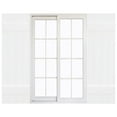 thumbnail image 1 of 14"W x 39"H Mid-America Vinyl, Standard Size Four Board Joined Shutters, w/Installation Shutter-Lok's & Matching Screws, 117 - Bright White, 1 of 13