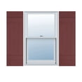 thumbnail image 1 of 14"W x 41"H Lifetime Vinyl, Custom Four Board Joined (2 Batten), Board-n-Batten Shutters, w/Shutter-Loks (Per Pair), Wineberry, 1 of 10