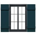 thumbnail image 1 of 14"W x 43"H Mid-America Vinyl, Standard Size Four Board Joined Shutters, w/Installation Shutter-Lok's & Matching Screws, 166 - Midnight Blue, 1 of 13