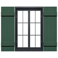 thumbnail image 1 of 14"W x 47"H Mid-America Vinyl, Standard Size Four Board Joined Shutters, w/Installation Shutter-Lok's & Matching Screws, 028 - Forest Green, 1 of 13