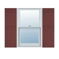 thumbnail image 1 of 14"W x 55"H Lifetime Vinyl, Standard Four Board Joined, Board-n-Batten Shutters, w/Installation Shutter-Lok's & Matching Screws (Per Pair), Wineberry, 1 of 8