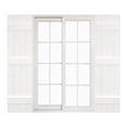 thumbnail image 1 of 14"W x 55"H Mid-America Vinyl, Standard Size Four Board Joined Shutters, w/Installation Shutter-Lok's & Matching Screws, 117 - Bright White, 1 of 13