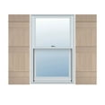 thumbnail image 1 of 14"W x 67"H Lifetime Vinyl, Standard Four Board Joined, Board-n-Batten Shutters, w/Installation Shutter-Lok's & Matching Screws (Per Pair), Wicker, 1 of 8