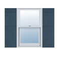 thumbnail image 1 of 14"W x 73"H Lifetime Vinyl, Custom Four Board Joined (3 Batten), Board-n-Batten Shutters, Classic Blue, 1 of 10