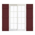 thumbnail image 1 of 14"W x 75"H Mid-America Vinyl, Standard Size Four Board Joined Shutters, w/Installation Shutter-Lok's & Matching Screws, 078 - Wineberry, 1 of 13