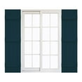 thumbnail image 1 of 14"W x 75"H Mid-America Vinyl, Standard Size Four Board Joined Shutters, w/Installation Shutter-Lok's & Matching Screws, 166 - Midnight Blue, 1 of 13