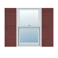 thumbnail image 1 of 14"W x 78"H Lifetime Vinyl, Custom Four Board Joined (3 Batten), Board-n-Batten Shutters, w/Shutter-Loks (Per Pair), Wineberry, 1 of 10