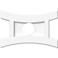 thumbnail image 1 of 14"W x 9 3/8"H x 3"ID x 3"C x 1"P Haven Architectural Grade PVC Contemporary Ceiling Medallion, 1 of 11