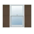 thumbnail image 1 of 14"W x 91"H Lifetime Vinyl, Custom Four Board Joined (3 Batten), Board-n-Batten Shutters, w/Shutter-Loks (Per Pair), Federal Brown, 1 of 10