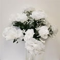 thumbnail image 1 of 14 White Open Roses Artificial Flowers, 1 of 1