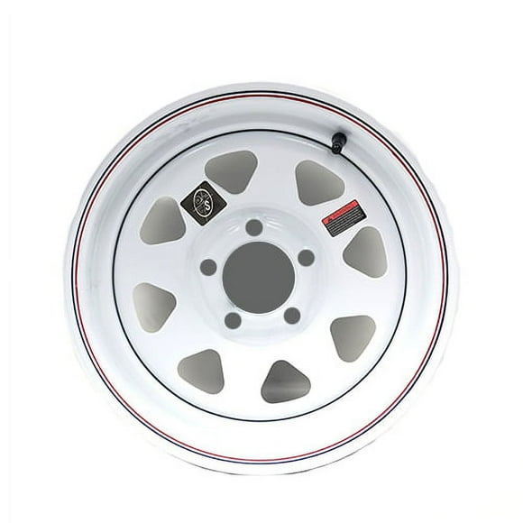 Shop 14-Inch Black & Silver Trailer Rims - 5-Lug Compatibility