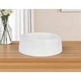 thumbnail image 1 of HomeRoots 609348 14 in. White Wood Round Centerpiece Bowl, 1 of 4