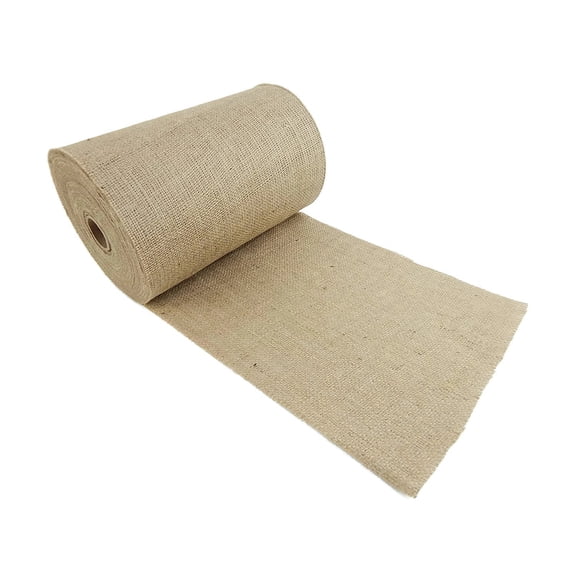 14" Wide 100 Yards 100% Natural Jute Upholstery Burlap Roll - FREE SHIP