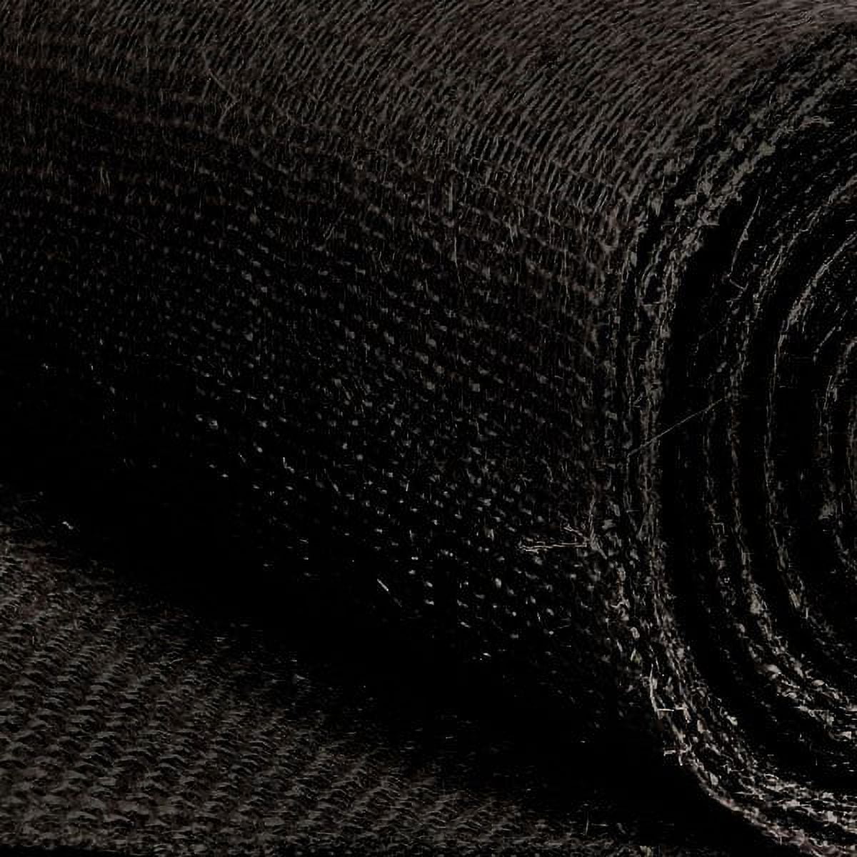 Black jute fabric hot sale