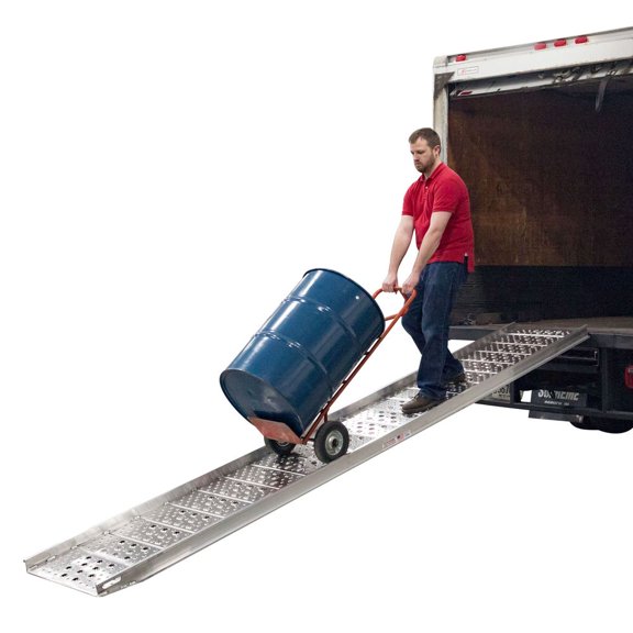 Hook-End Aluminum Walk Ramps 14' X 26in