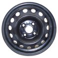 thumbnail image 1 of 14 X 5 Reconditioned OEM Steel Wheel , Black, Fits 2007-2011 Hyundai Accent Hatchback, 1 of 1