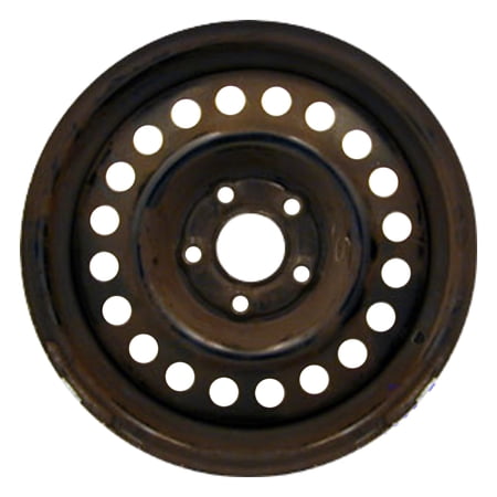 14 X 6 Reconditioned OEM Steel Wheel, Black, Fits 1989-1991 Oldsmobile Calais