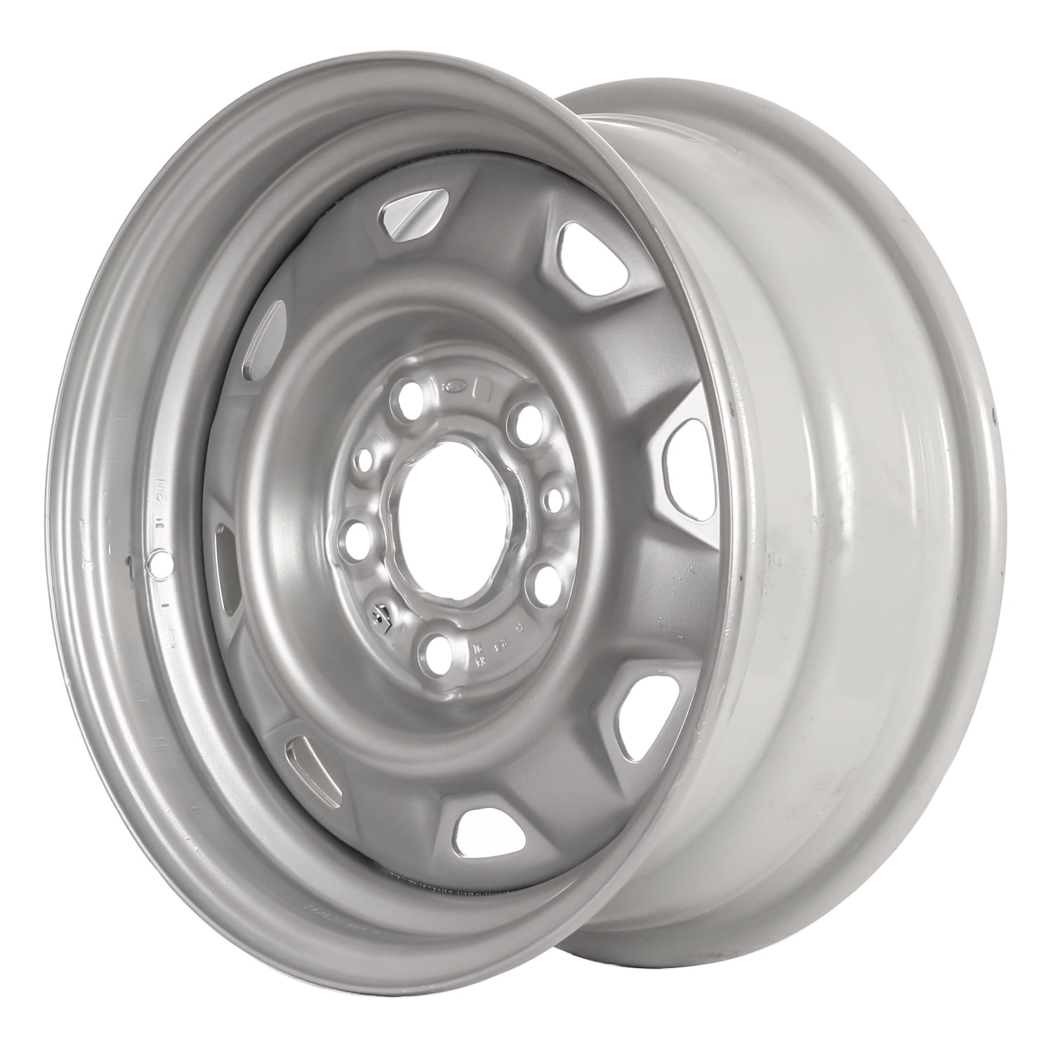 14 X 6 Reconditioned OEM Steel Wheel, Silver, Fits 1984-1994 Ford ...