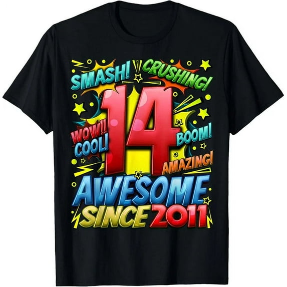 14 Year Old Gifts For Boys 14Th Birthday Boy 14 Year Old Boy T-Shirt Unisex S-5XL Hot Trending Shirt, Vintage Birthday Gift