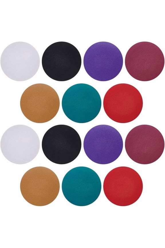 14 count Round Hat Base 7 Colors Hat Fascinator Base 12cm Flat Round Headdress Base EVA Cloth Millinery Hats Base Women  Hat Making Accessories for Party Wedding Church,4.7 Inch