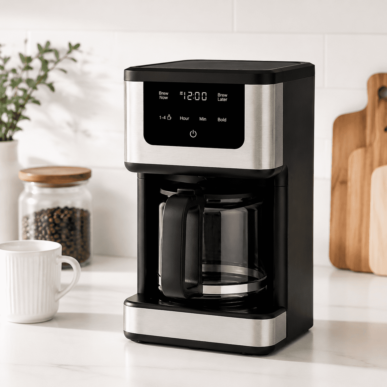 14-cup Drip Coffee Maker With Glcarafe Black - Walmart.com