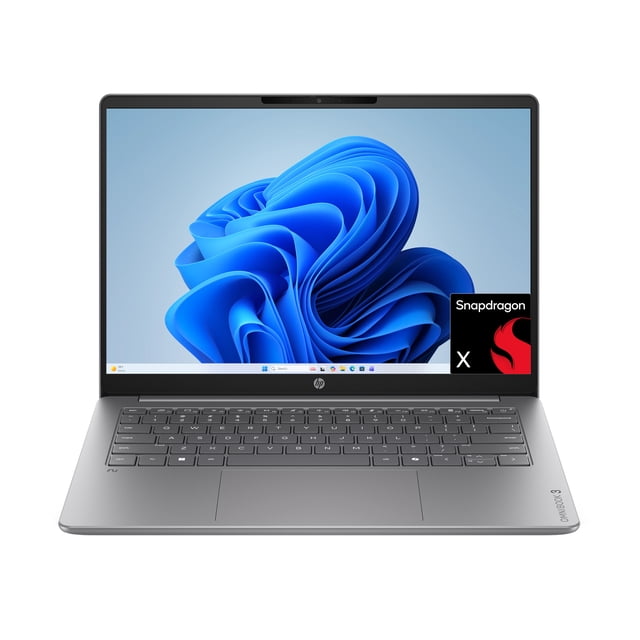 HP OmniBook 3 14 inch Laptop AI PC 2K OLED Display Windows Snapdragon X 8GB 256GB SSD Nouvelle Silver