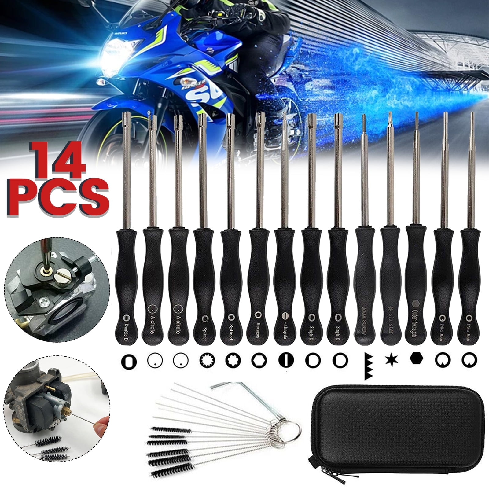 14-in-1 Carburetor Adjustment Tool Kit, Compatible with Poulan ...