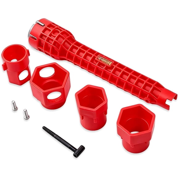 14-in-1 Multi-Functional Plumbers Wrench, Faucet and Sink Installer Tool for Kitchen & Bathroom, Tight Spaces Tub Drain Removal, 4 in 1 Water Pipe Wrenchv