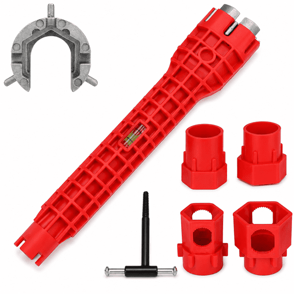 14-in-1 Multi-functional Wrench,Faucet & Sink Wrench for Sink,Plumbing Installation&Repairs