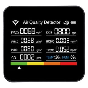 14 in 1 Smart Air Quality Meter HCHO PM2.5 VOC Temperature Humidity Detector WiFi Indoor Tester 2.8 Inch TFT Screen