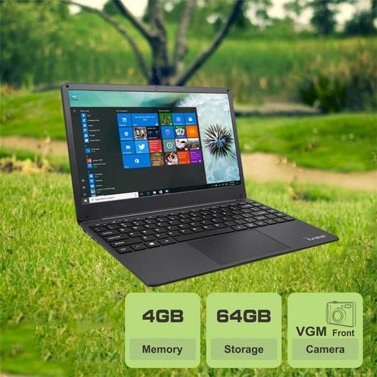 14 in. 4 & 64 GB Windows 10 Home Dual Core Laptop - Walmart.com
