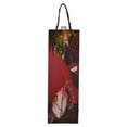 thumbnail image 1 of 14 in. Bottle, Glasses & Grape Vine Wine Bottle Bag, 1 of 1