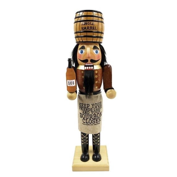 14 in. Bourbon Barrel Nutcracker
