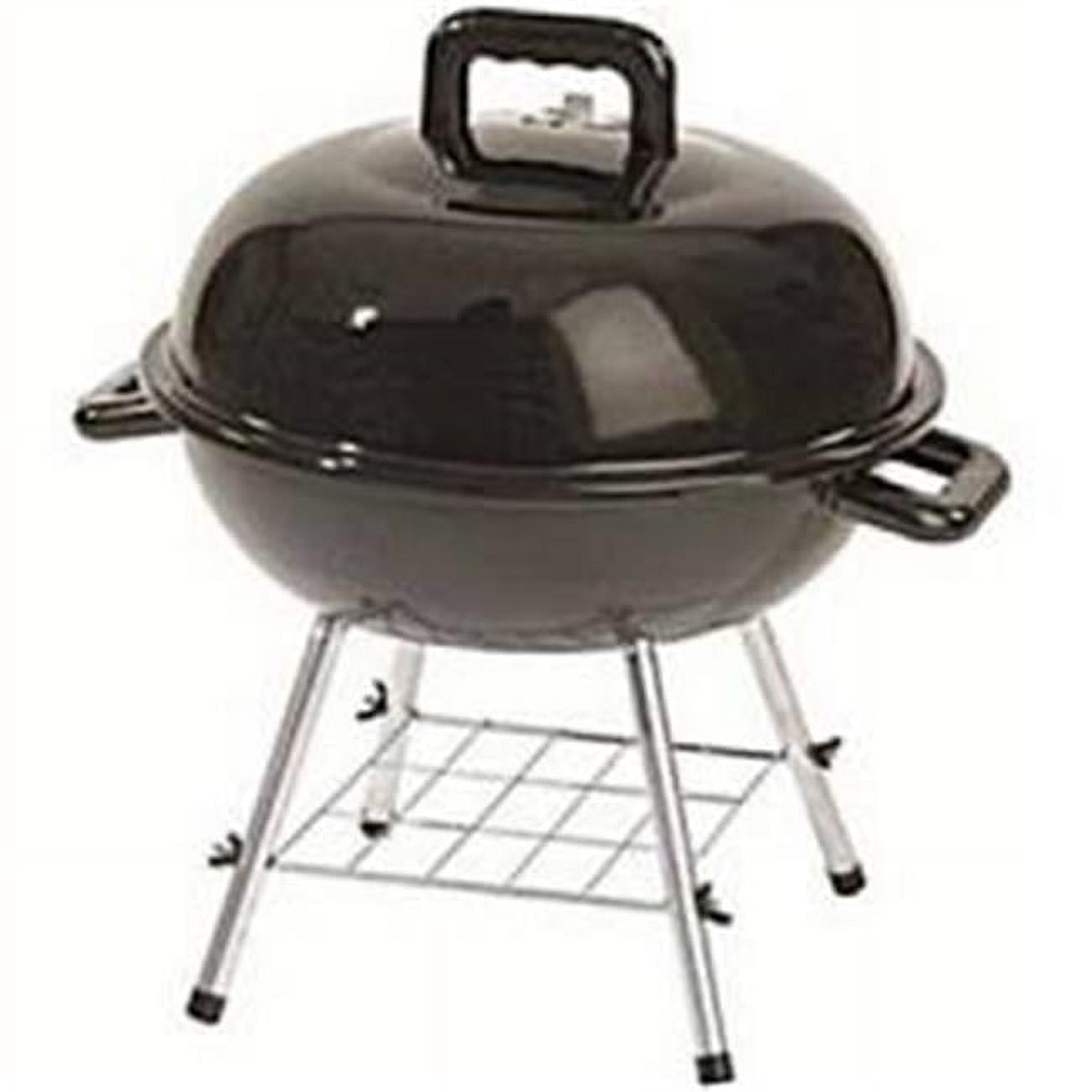 14 in. Charcoal Kettle Grill with Ash Catcher, Black