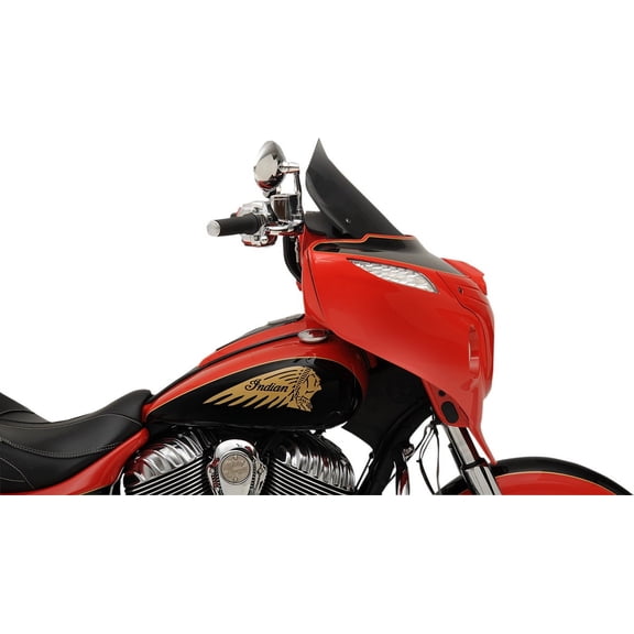 14 in. Dark Smoke Flare Windshield