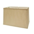 thumbnail image 1 of 14 in. Golden Fiber Throwback Rectangle Burlap Lampshade, Jute, 1 of 1